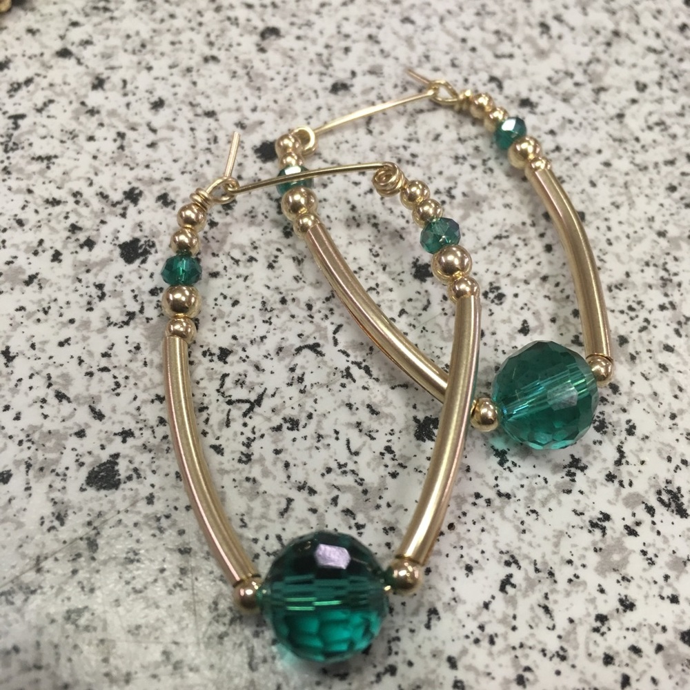 Gold filled earrings